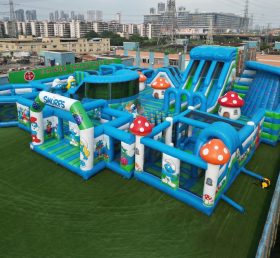 GF3-253 Тематический надувной парк Смурфики