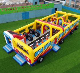 GF3-293 Автобусный тематический надувной парк