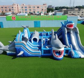GF3-562 Надувной парк в стиле акулы