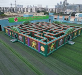 MAZE1-103 Надувной лабиринт в стиле Черепашек-ниндзя