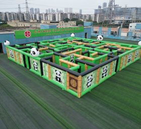 MAZE1-108 Надувной лабиринт в панда-тематике