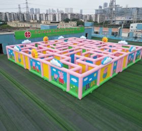 MAZE1-113 Надувной лабиринт в стиле Свинки Пеппы