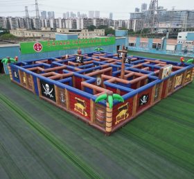 MAZE1-116 Надувной лабиринт в пиратском стиле