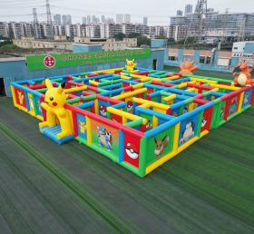 MAZE1-119 Надувной лабиринт в стиле Покемон