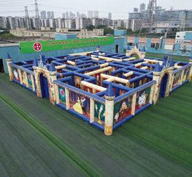 MAZE1-13 Надувной лабиринт в стиле «Красавица и чудовище»