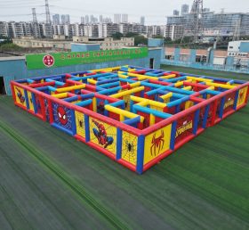 MAZE1-143 Надувной лабиринт в стиле Человека-паука