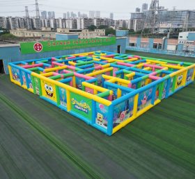 MAZE1-144 Надувной лабиринт в стиле Губки Боба