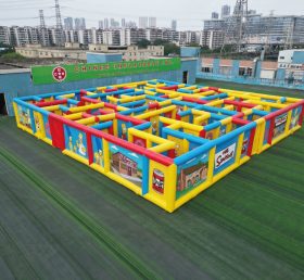 MAZE1-158 Надувной лабиринт в стиле Симпсонов