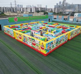 MAZE1-37 Надувной лабиринт в стиле Карандашный Шин-чан