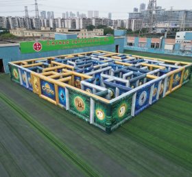MAZE1-39 Надувной лабиринт в теме криптовалюты