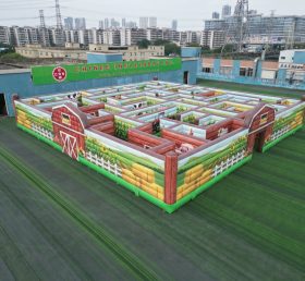 MAZE1-55 Надувной лабиринт в фермерской тематике