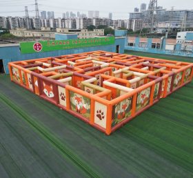 MAZE1-60 Надувной лабиринт в лисичьем стиле