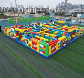 MAZE1-80 Надувной лабиринт в стиле Лего