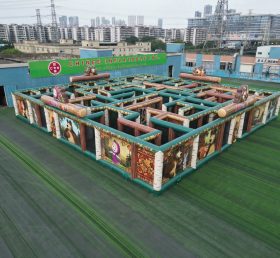MAZE1-87 Надувной лабиринт в стиле Маши и Медведя