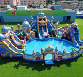 Pool3-744 Водный парк в стиле Аладдина