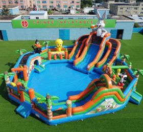 Pool3-757 Водный парк бассейна в стиле Looney Tunes
