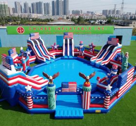 Pool3-791 Водоем в американском стиле Аквапарк