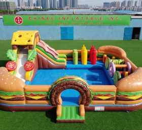Pool3-805 Бассейн-водный парк в гамбургерной тематике