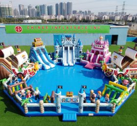 Pool3-816 Водный парк бассейна в стиле One Piece