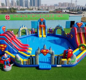 Pool3-828 Водный парк в стиле Супермена