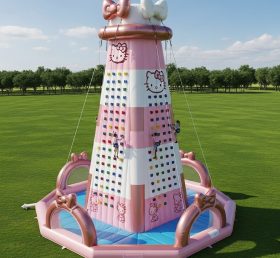 T11-4220 Надувная скалолазная стена в стиле Hello Kitty