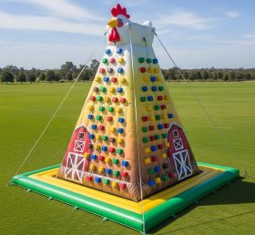 T11-4528 Скала для скалолазания с куриной тематикой надувная