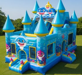 T5-2009 Надувные замки с тематикой Baby Shark