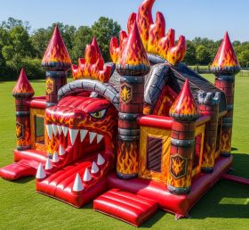 T5-2018 Надувные замки в стиле Blaze Monster