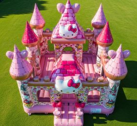 T5-2060 Надувные замки в стиле Hello Kitty