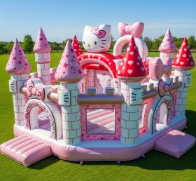 T5-2061 Надувные замки в стиле Hello Kitty