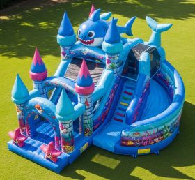 T5-2232 Батут в стиле Baby Shark