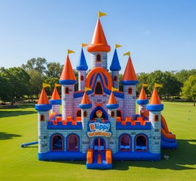 T5-2255 Надувные замки с тематикой Blippi Wonders