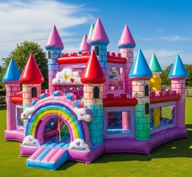 T5-2268 Надувные замки в стиле Care Bears