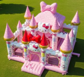 T5-2322 Надувные замки в стиле Hello Kitty