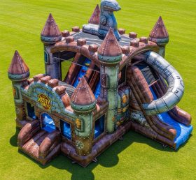T5-2429 Батутный замок в стиле Rusty Rivets
