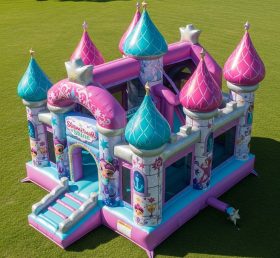 T5-2442 Надувные замки в стиле Shimmer & Shine