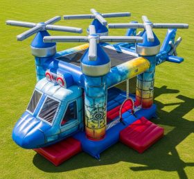 T5-2962 Надувные замки в форме вертолёта