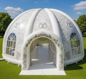 Tent1-4991 Свадебная надувная купольная палатка