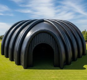 Tent1-6102 черный купольный надувной шатер
