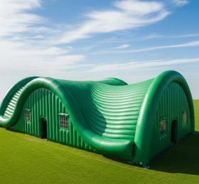 Tent1-6162 зеленая волна надувная палатка
