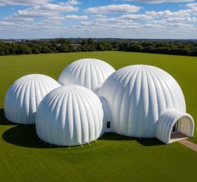 Tent1-6235 Белый купольный кластер надувной купол