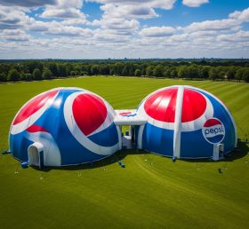Tent1-6317 Надувной купол в стиле Pepsi