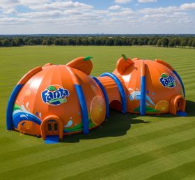 Tent1-6349 купол в стиле Fanta Orange