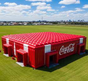 Tent1-6396 надувная палатка Coca Cola красно-белая