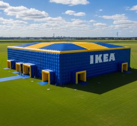 Tent1-6434 IKEA Синий Желтый Надувной Павильон