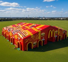 Tent1-6459 Надувная палатка McDonalds красно-желтая