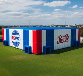 Tent1-6469 Надувная палатка Pepsi синего и красного цвета