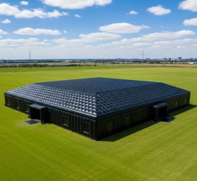 Tent1-6472 Черная надувная палатка