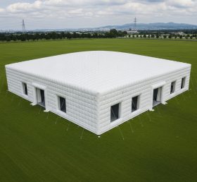 Tent1-6492 Надувная прямоугольная палатка чисто-белого цвета