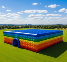 Tent1-6500 Радужная Полосатая Надувная Палатка